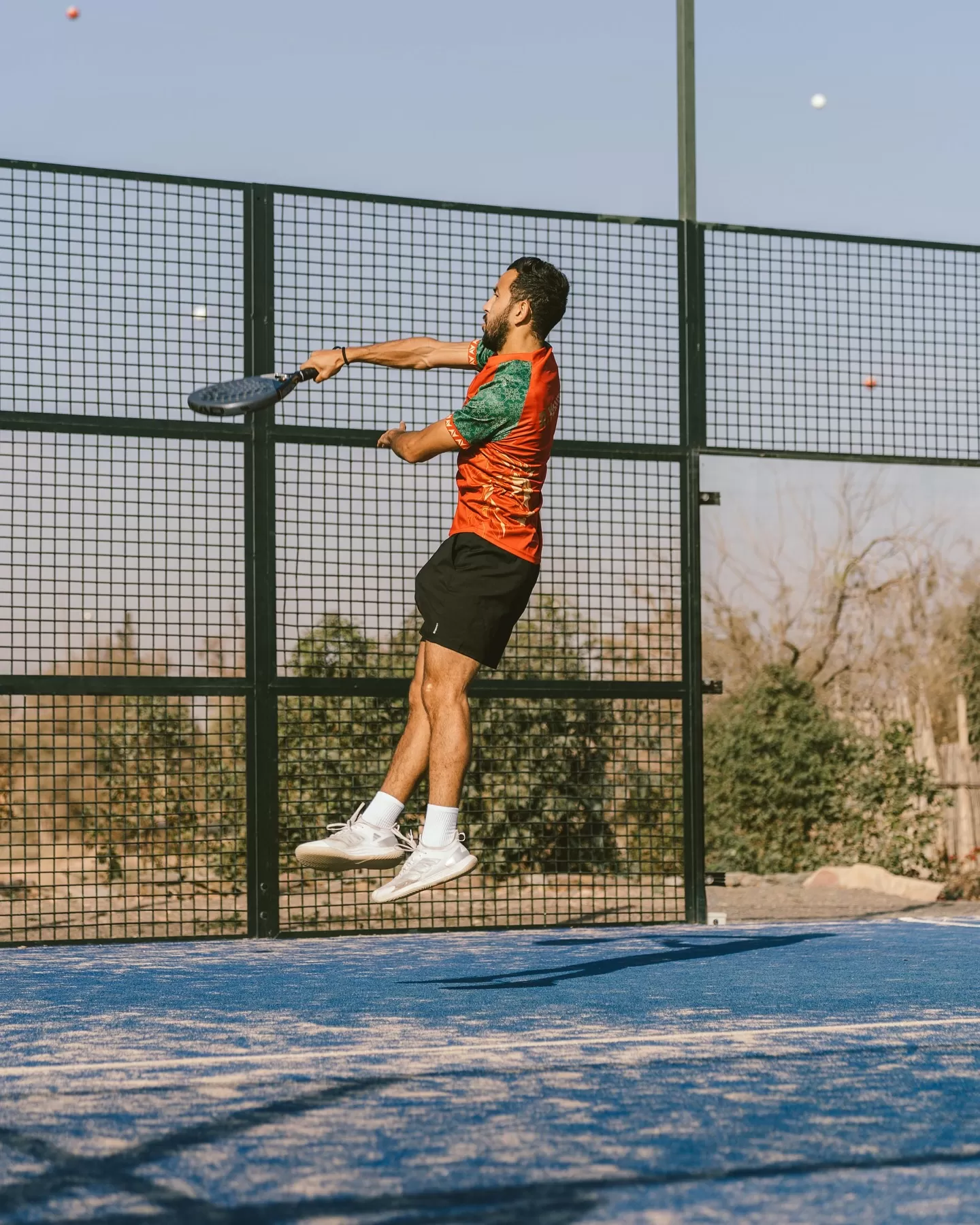 Session de padel au Palm Tennis Club Marrakech