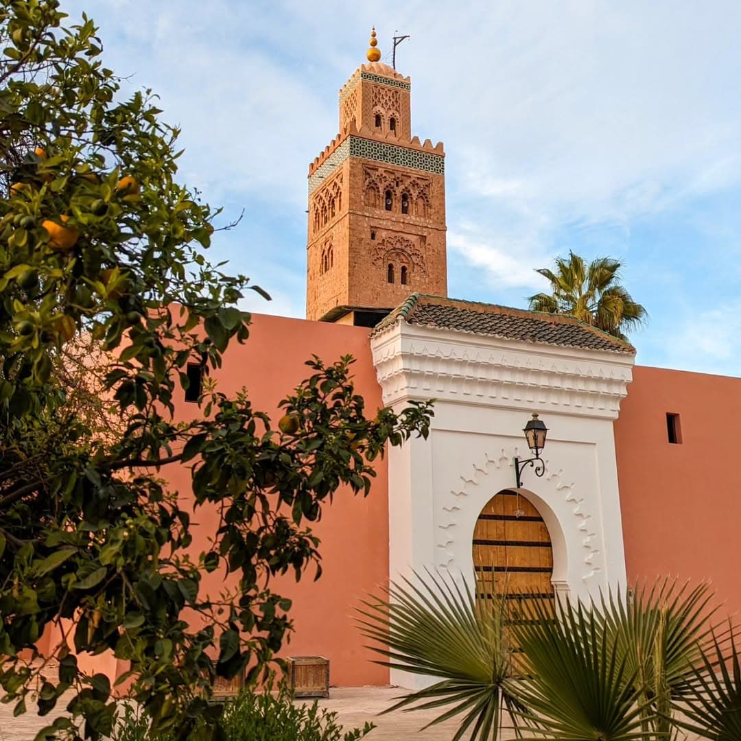Mosquée Koutoubia et orangers — Marrakech